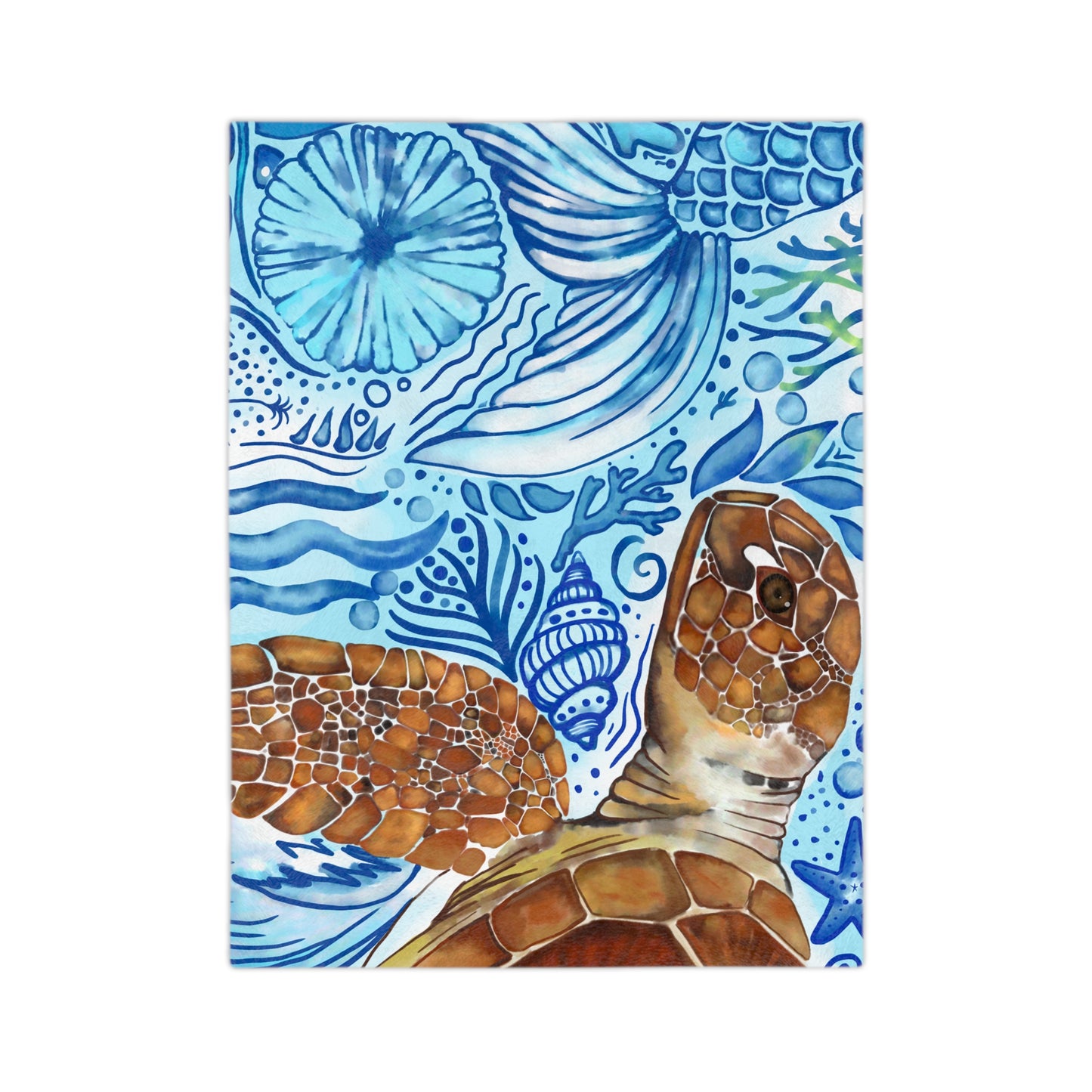 Blue Current Sea Blanket
